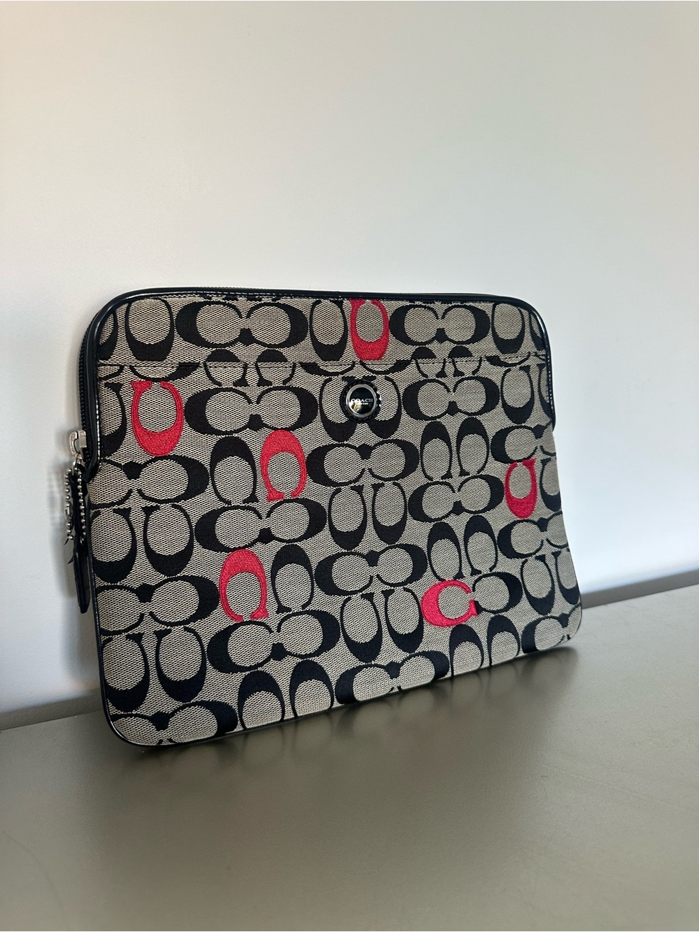 Coach Signature Laptop/iPad Sleeve